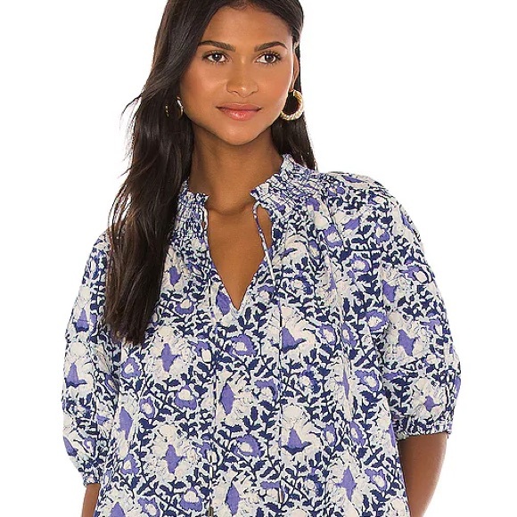 Free People Willow Printed Blouse - Picture 2 of 6